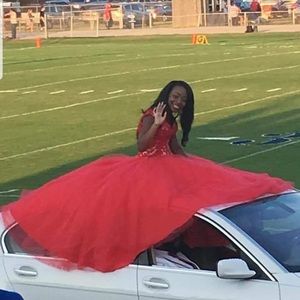 Red wedding/prom/homecoming dress